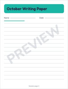 K2 october writing paper preview